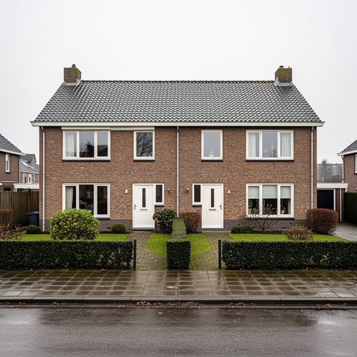 foto van ouderwetse huizen