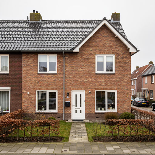 foto van ouderwetse huizen