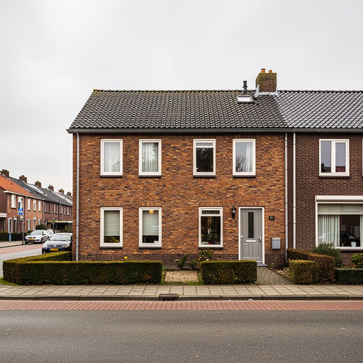 foto van ouderwetse huizen