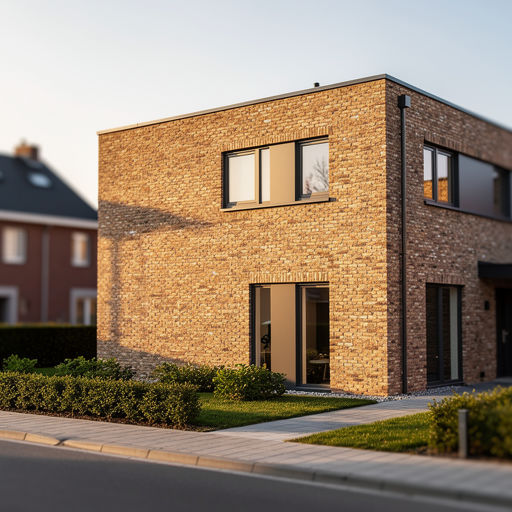 vrijstaande woning in Veghel met antracietgrijze kunststof kozijnen en moderne gevel